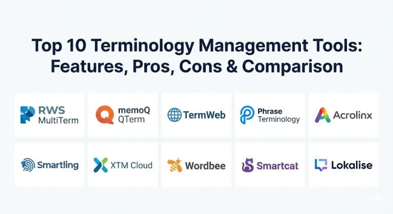 Top 10 Terminology Management Tools: Features, Pros, Cons & Comparison ...