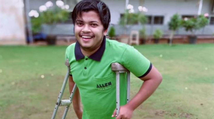 Physically Challenged Boy Clears NEET, Govt College He Gets Admission In Waives His Fee!