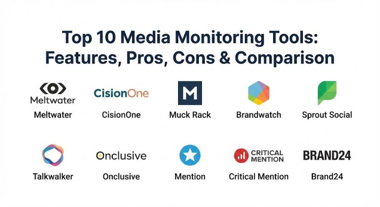 Top 10 Media Monitoring Tools: Features, Pros, Cons & Comparison ...