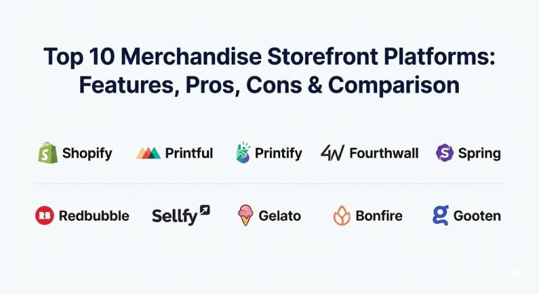 Top 10 Merchandise Storefront Platforms: Features, Pros, Cons ...