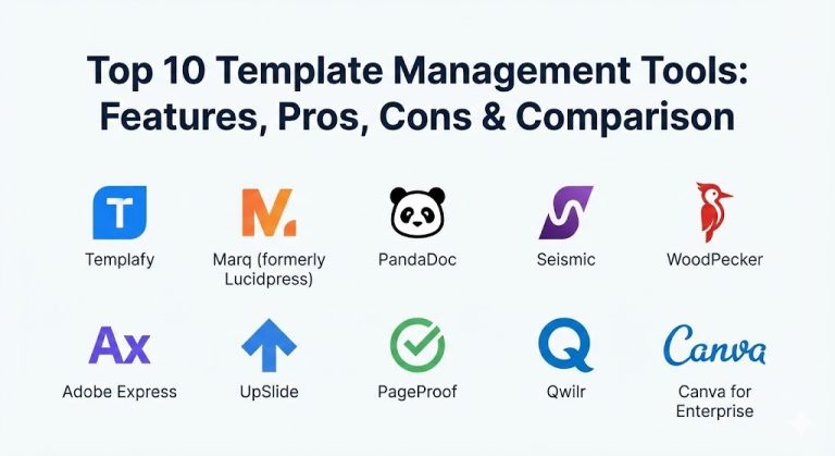 Top 10 Template Management Tools: Features, Pros, Cons & Comparison ...