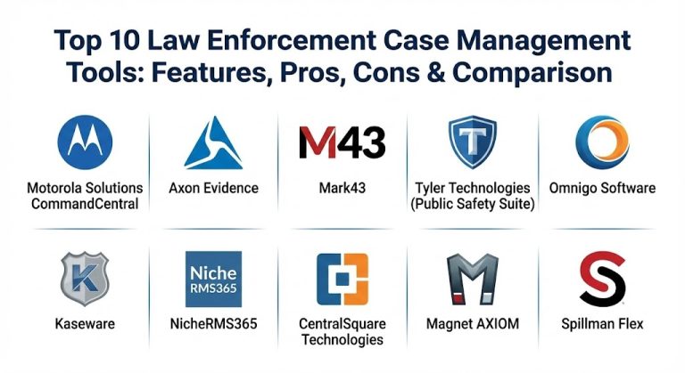 Top 10 Law Enforcement Case Management Tools: Features, Pros, Cons ...